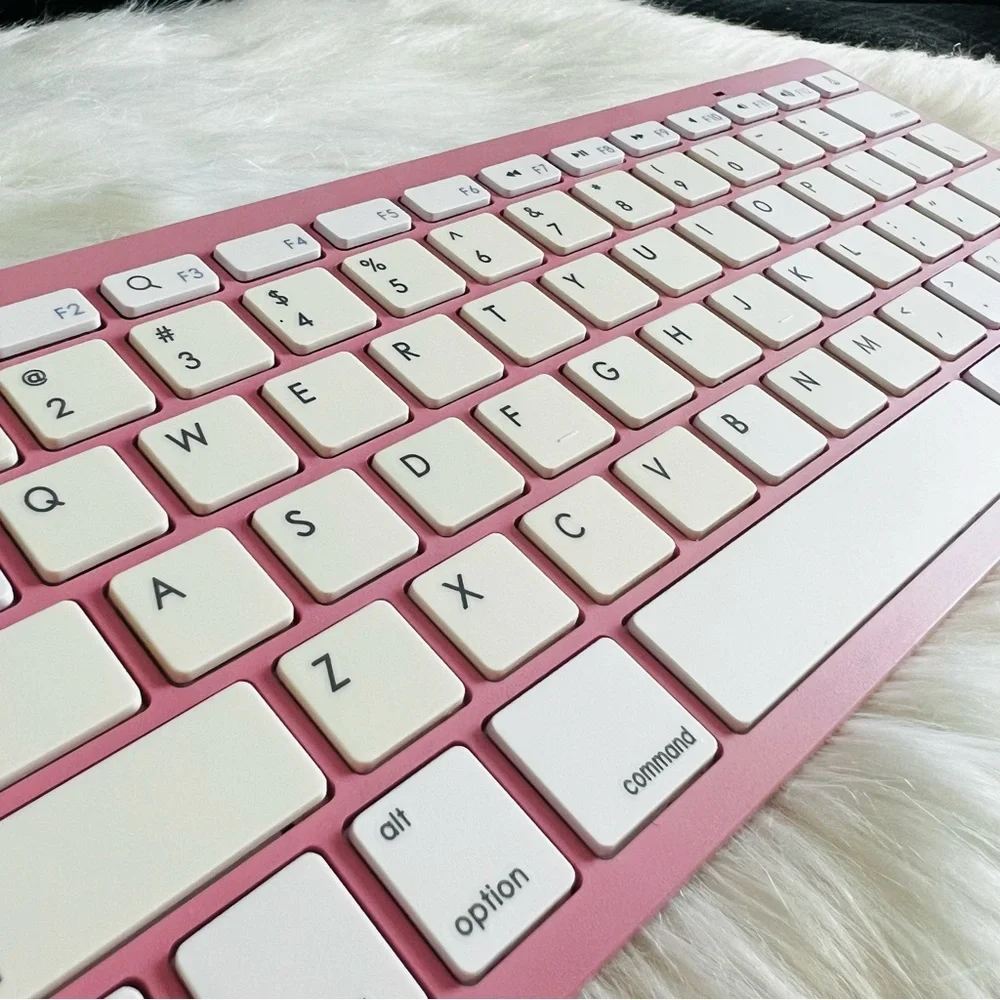 ROCKSOUL- BK 101 Bluetooth wireless keyboard Pink BK-101001PW for IOS or android